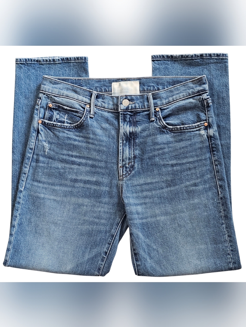 MOTHER Superior The Rascal Ankle 'A Little Dirt Never Hurt' Women's Jeans, 31 - Picture 11 of 15